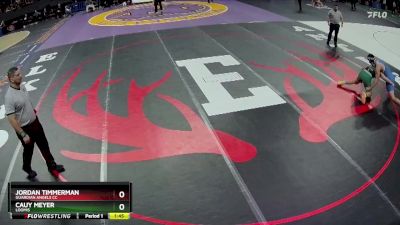 Champ. Round 1 - Jordan Timmerman, Guardian Angels CC vs Cauy Meyer, Loomis