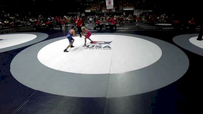 120 lbs Cons. Quarters - Lenix Ortiz, Pounders WC vs Xavier Ramirez-Recinos, California Grapplers