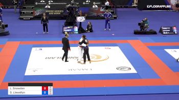 Leigh Snowden vs Greg Llewellyn 2019 Abu Dhabi Grand Slam London