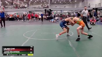 106 lbs Round 6 (8 Team) - Justin Williamson, Team Shutt vs Leland Cline, Battle Axe