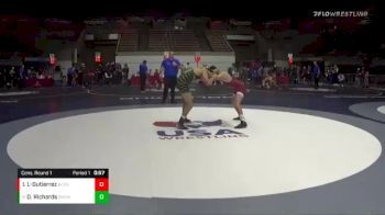 132 lbs Cons. Round 1 - Derek Richards, Royal High School Wrestling vs Isaac Lopez-Gutierrez, Buhach Colony High School Wrestling