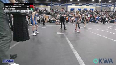 80 lbs Semifinal - Oakley Blankenship, Prodigy Elite Wrestling vs Calin Kinder, Piedmont