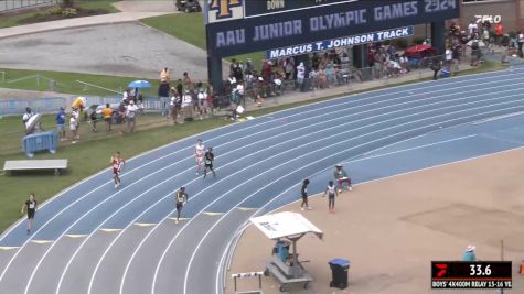 Youth Boys' 4x400m Relay, Semi-Finals 5 - Age 15-16