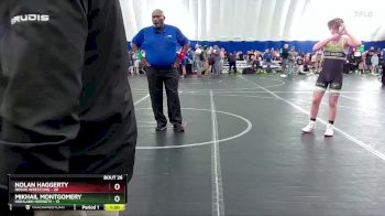 115 lbs Round 7 (8 Team) - Nolan Haggerty, Rogue Wrestling vs Mikhail Montgomery, Highland Hornets
