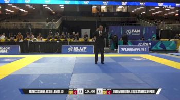 Gutemberg De Jesus Santos Pereir vs Francisco De Assis Lemos Lo 2025 Pan Jiu Jitsu IBJJF Championship