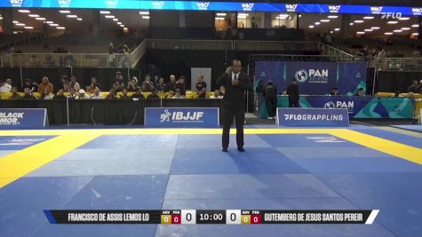 Gutemberg De Jesus Santos Pereir vs Francisco De Assis Lemos Lo 2025 Pan Jiu Jitsu IBJJF Championship
