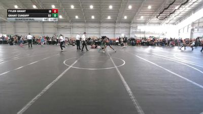 150 lbs Quarterfinal - Grant Cundiff, GLENOAK vs Tyler Grant, Green Bulldogs