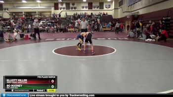 J-7 lbs 7th Place Match - Elliott Miller, Wolf Creek Wrestling vs Bo Rooney, MFL Mar Mac