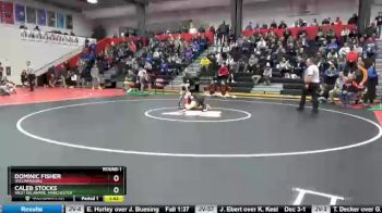 Round 1 - Dominic Fisher, Williamsburg vs Caleb Stocks, West Delaware, Manchester