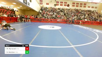 106 lbs Round Of 32 - Michael Mortarelli, Natick vs Nathan Barstow, Lynnfield/N.Reading