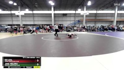 53 B Round 1 - Ed Leal, Hawk Wrestling Club vs Jake Meldru, Suples Wrestling Club