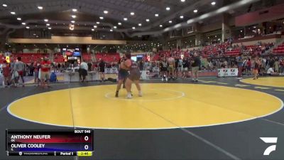 220 lbs Cons. Round 2 - Anthony Neufer, OK vs Oliver Cooley, IL
