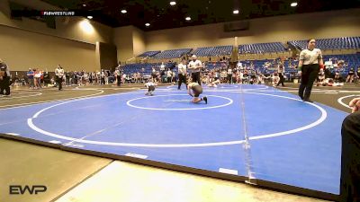 60 lbs Rr Rnd 1 - Noah Harris, TEAM CONQUER vs Hunter Hendricks, Ark City Takedown