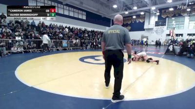 138 lbs Cons. Semi - Oliver Benninghoff, Trabuco Hills vs Cameron James, Centennial (Corona)