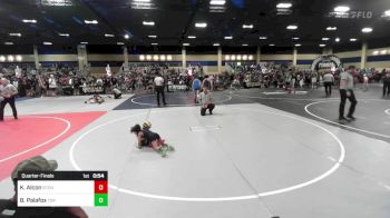 40 lbs Quarterfinal - Kiah Alcon, Stout Wr Acd vs Brandon Palafox, Top Dog WC