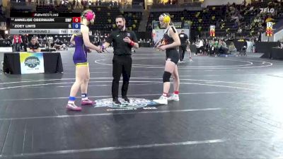 145 lbs Champ. Round 2 - Zoey Lints, Elmira College vs Annelise Obermark, Simpson