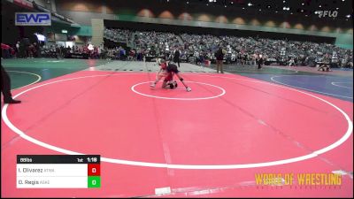 88 lbs Quarterfinal - Isaiah Olivarez, Atwater Wrestling vs Dillon Regis, Askeo International Matclub