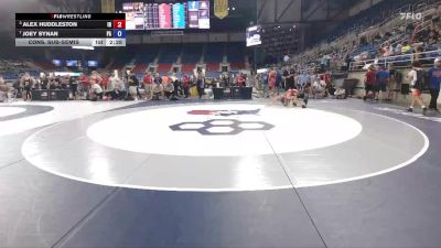 100 lbs Cons. Sub-semis - Alex Huddleston, IN vs Joey Synan, PA