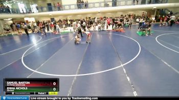 54-57 lbs Round 2 - Emma Nichols, Defiant vs Samuel Barton, Olympus Wrestling