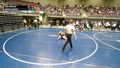 110 lbs 2nd Place Match - Iker Almaraz, Shootbox vs Samuel Mattox, Scrap Yard Garage