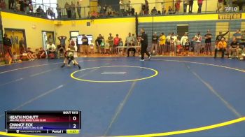 50-52 lbs Round 1 - Heath McNutt, Abilene Kids Wrestling Club vs Chance Eck, Brawlers Wrestling Club