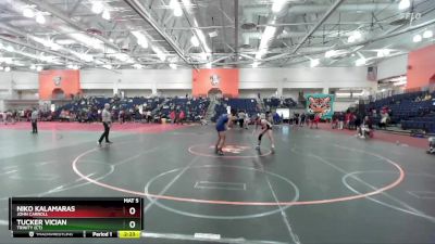 174 lbs Cons. Round 2 - Niko Kalamaras, John Carroll vs Tucker Vician, Trinity (CT)