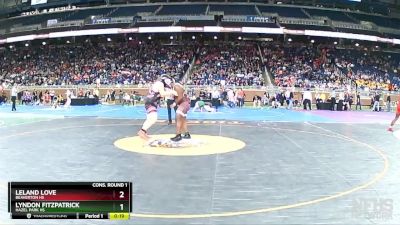 D3-285 lbs Cons. Round 1 - Lyndon Fitzpatrick, Hazel Park HS vs Leland Love, Beaverton HS