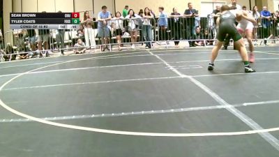 144 lbs Consi Of 16 #2 - Sean Brown, Chain Wr Ac vs Tyler Coats, Fossil Ridge HS