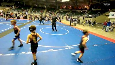 43-46 lbs Quarterfinal - Hayden Wellman, Poteau Youth Wrestling Academy vs Willie Lewis, Jr, Coweta Tiger Wrestling