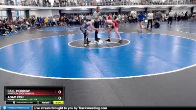 Silver 125 lbs Champ. Round 1 - Cael Morrow, Minnesota State Mankato vs Adam Fish, Hawkeye Community College