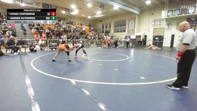 110 lbs 1st Place Match - Aubree Gutierrez, Marina vs Ayana Contreras, Orange Vista