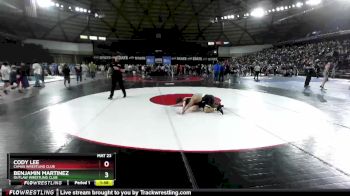 138 lbs Quarterfinal - Benjamin Martinez, Outlaw Wrestling Club vs Cody Lee, Camas Wrestling Club