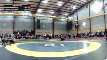 165 lbs Champ. Round 3 - Caleb Greenwood, Beachwood vs Bruno Cassioppi, Hononegah