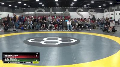 90 lbs Placement Matches (8 Team) - Alex Golden, Olympia/Demolition vs Brodey Lewis, Refuse To Lose