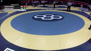 D1-113 lbs Cons. Round 2 - Lincoln Rohr, Mass. Perry vs Mason Spence, Wester. North