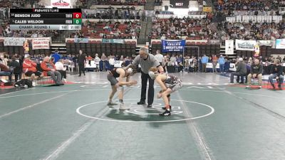 A - 103 lbs Champ. Round 1 - Caleb Weldon, Frenchtown vs Benson Judd, Three Forks/Ennis
