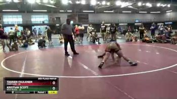 140 lbs Placement Matches (16 Team) - Kristian Scott, NOLA Black vs Tanner Faulkner, Fight Club