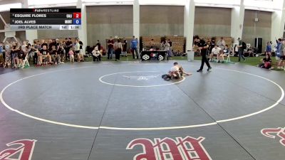 75 lbs 3rd Place Match - Esquire Flores, California vs Joel Alves, Montana