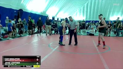 130 lbs Round 1 (8 Team) - Cam Singleton, Neighborhood Wrestling vs Jayse Lowther, Ohio Gold 10k