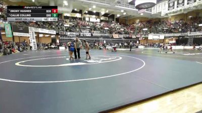 110 lbs Quarterfinal - Ebony Hughes, Richmond-Central Heights Hs vs Callie Collins, Cherryvale Hs