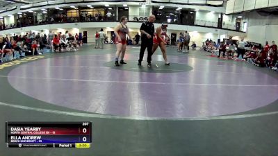 207 lbs Round 2 (16 Team) - Ella Andrew, Brock University vs Dasia Yearby, North Central College (B)