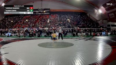 6A 150 lbs Quarterfinal - Andrae Ramirez, Meridian vs Alden Curto, Lake City