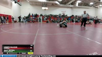 126 lbs Champ. Round 2 - Isacc Roybal, Rocky Mountain vs Joseph Salazar, Jefferson