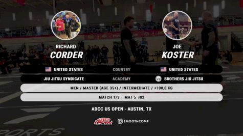 Richard Corder vs Joe Koster 2024 ADCC Austin Open