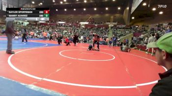 70 lbs Semifinal - Manny Alvarez, Little Rock Wrestling Club vs Baylor Sportsman, Springdale Elite Wrestling Club