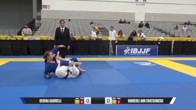 Kimberle Ann Cratsenberg vs Serena Gabrielli 2025 World Master IBJJF Jiu-Jitsu Championship