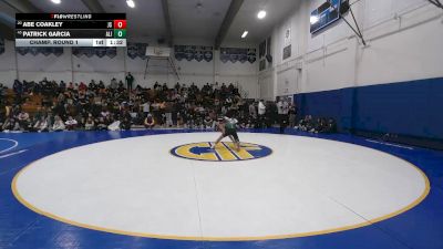 117 lbs Champ. Round 1 - Patrick Garcia, Alisal vs Abe Coakley, Junipero Serra