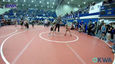 43-46 lbs Quarterfinal - Bronc Seeley, Cushing vs Avery Rice, El Reno Wrestling Club