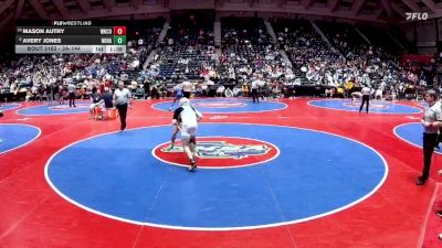 3A-144 lbs Quarterfinal - Avery Jones, North Hall vs Mason Autry, White County