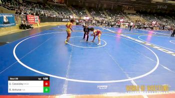 135 lbs Quarterfinal - Quinten Cassiday, MIGRTC vs Braxten Antuna, Elgin Wrestling